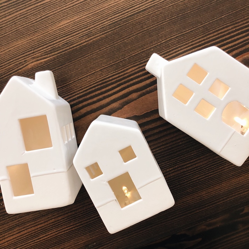 Target house ceramic figurines